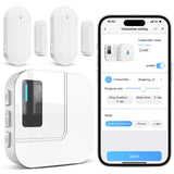 Daytech Door Chime WiFi Door Sensor Open Chime When Entering Alert Your Phone,Alarms for Kids Safety 500 FT Range 20 Ringtones