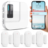 Daytech Door Chime WiFi Door Sensor Open Chime When Entering Alert Your Phone,Alarms for Kids Safety 500 FT Range 20 Ringtones