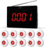 Daytech Wireless Calling System Customers Patient Pager Call Light System for Restaurant Clinic Nursing Home Caregiver