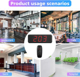 ChunHee Wireless Calling System, Dual Speaker 3 Digit Queue Calling Take A Number System Restaurant Management System, 9 Broadcast Voice Waiting Number System for Restaurant/Clinic/Church/Food Truck CallToU