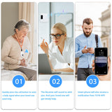 CallTou Smart Wrist Alarm for Elderly – Wireless SOS Panic Button with Tuya WiFi, Rechargeable Call Button & Phone Alerts（复制） CallToU