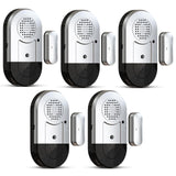 Daytech Window Door Alarms: Ultimate Home Kids Safety Kit - Wireless 120dB Security Sensors with Batteries - Set of 8 Magnetic Alarms