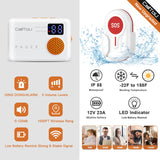 BT009 CallToU Caregiver Pager Wireless Call Button 1000FT for Elderly Monitoring（2 Pcs） CallToU