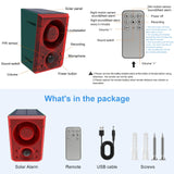 Daytech Motion Sensor Alarm with 130dB Siren & Flash – Keep Coyotes, Deer & Raccoons Away