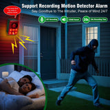 Daytech Motion Sensor Alarm with 130dB Siren & Flash – Keep Coyotes, Deer & Raccoons Away