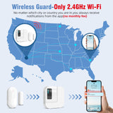 Daytech Door Chime WiFi Door Sensor Open Chime When Entering Alert Your Phone,Alarms for Kids Safety 500 FT Range 20 Ringtones