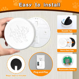 Smart Touch Dog Doorbell for Potty Training – Adjustable Volume, 55 Ringtones, Easy Install, Waterproof, Certified by CE FCC RoHS | Daytech