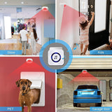 Indoor Motion Sensor Alarm-SanJie Door Bed Alarms and Fall Prevention Alert for Elderly/Kids/Caregivers, Bed Sensor Alarm for Dementia Patients with 5 Adjustable Volume Mute Mode for Garage CallToU