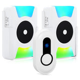 Classroom丨Shop丨 Office Battery-powered with vibrating LED flashing lights Wireless Doorbell for Teachers - 4 Modes, 5 Volumes