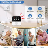 Daytech Ensure safety & peace of mind with our WiFi Smart Wireless Caregiver Pager. LED display,SOS buttons for instant help. No fees, just safety!