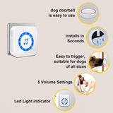 CallTou Enhance pet communication with our smart dog bell. Features touch sensitivity, 55 ringtones, and adjustable volume. Wireless setup and excellent after-sales support. CallToU