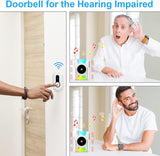 User Persona creation for Classroom Doorbell for Teachers Wireless Doorbell Battery Powered Vibrating LED Flashing Hearing Impaired Doorbell Chime Kit Portable Door Bells for Homes Apartment 4 Working Modes 5 Volume Level CallToU