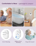 Daytech Caregiver Pager: 12min Ultra-Long Ringtone Alert for Seniors - Wireless Call Button for Elderly Monitoring