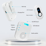 Caregiver Call Button Beeper Pager System Rechargeable & Portable Receiver with 500Ft Range Alert Button Call Bell for Elderly/Patient/Disabled at Home/Hospital/Clinic CallToU