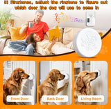 Smart Touch Dog Doorbell for Potty Training – Adjustable Volume, 55 Ringtones, Easy Install, Waterproof, Certified by CE FCC RoHS | Daytech