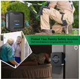 DAYTECH Wireless Caregiver Pager Door Alarms Portable Door Sensor Alarm for Elderly/Business/Home
