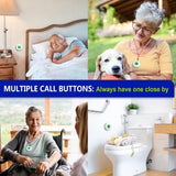 CallToU Caregiver Pager Emergency Call Button Bell Panic Alarm System Personal Calling Alert Help Safety Alarm 的副本 CallToU