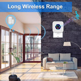 Daytech Wireless Door Chime - Customizable Alerts, Extended Range, and Easy Installation for Enhanced Security at Home or Office