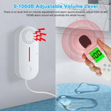 Smart Water Leak Detector & Water Level Sensor - WiFi Alarm System with 100dB Alert - DAYTECH 2 in 1 Monitoring Solution