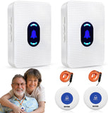 Daytech Wireless Panic Button Medical Alert System - Reliable and Portable Caregiver Pager Call Button
