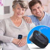 CallTou Wireless Portable Caregiver Pager SOS Call Button for Elderly/Senior at Home Nurse Alert System with 800+Feet Operating Range 1 Plug in Receiver 2 Emergency Transmitter CallToU