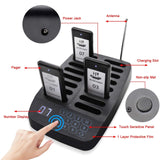 CallToU Portable Restaurant Pager System,Waiting Buzzers Pager for Servers CallToU