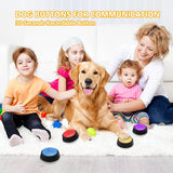 Daytech Dog Buttons - The Ultimate Dog Communication Kit for Training, Fun, and Bonding (4-Pack)