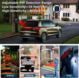 Daytech Wireless Driveway Alarm - Premium Motion Sensor Security System 800 Feet Long Range Protect Outside/Inside Property