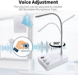 Daytech Window Intercom System - Anti-Interference Dual-Way Communication for Banks, Hospitals, Offices, Stores, Bus Stations, and Ticket Booth Windows