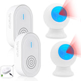 Daytech Portable Motion Detector Alarm - Your Reliable Fall Prevention Companion with 5 Modes and Wide Wireless Range