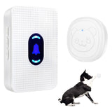 Daytech Wireless Doggie Doorbell for Potty Training and Communication - 55 Melodies, 5 Volume Levels, LED Flash